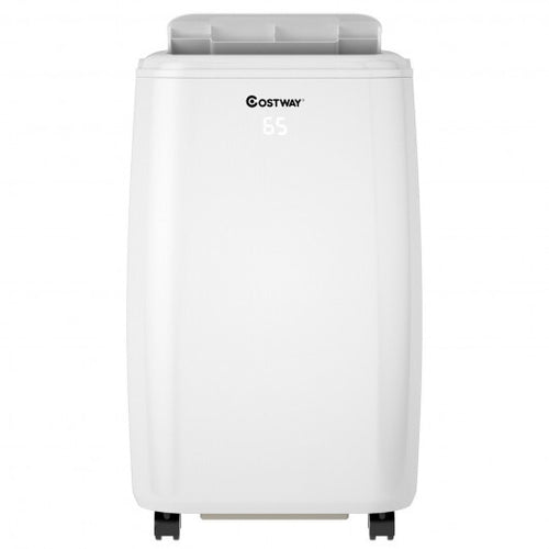 10000 BTU(Ashrae) Portable Air Conditioner with with 3 Modes and Remote Control - Color: White