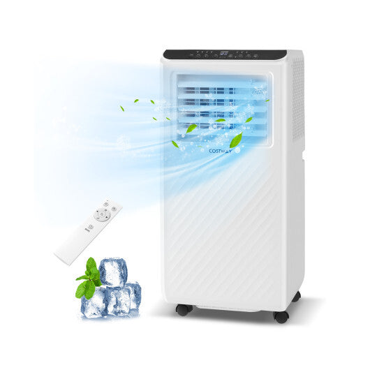 8000 BTU Portable Air Conditioner 3 in 1 Floor AC Unit with Fan and Dehumidifier - Color White