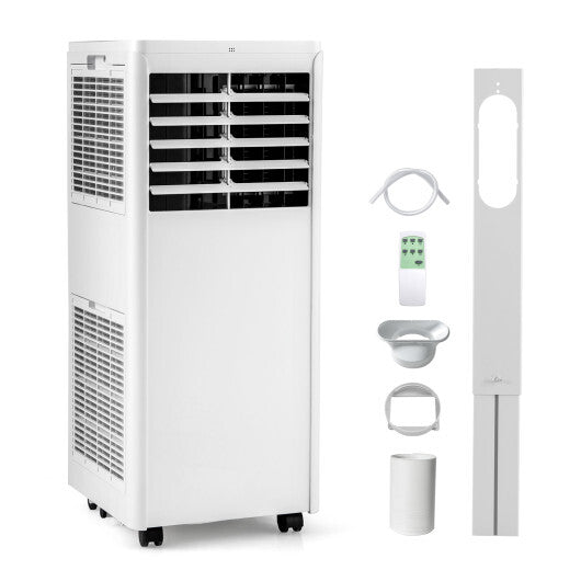 8000 BTU Portable Air Conditioner 4 in 1 cools up to 250 sq ft. - Color White